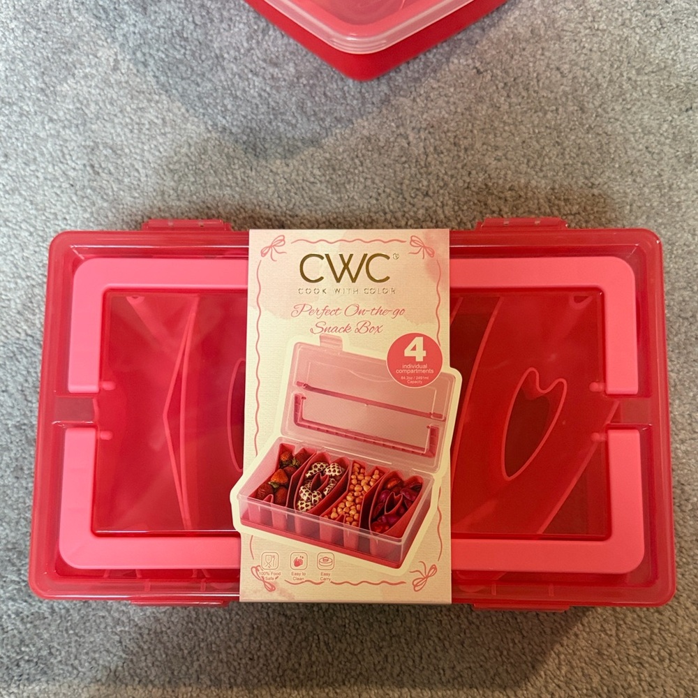 CWC Pink Snack Box - xoxo